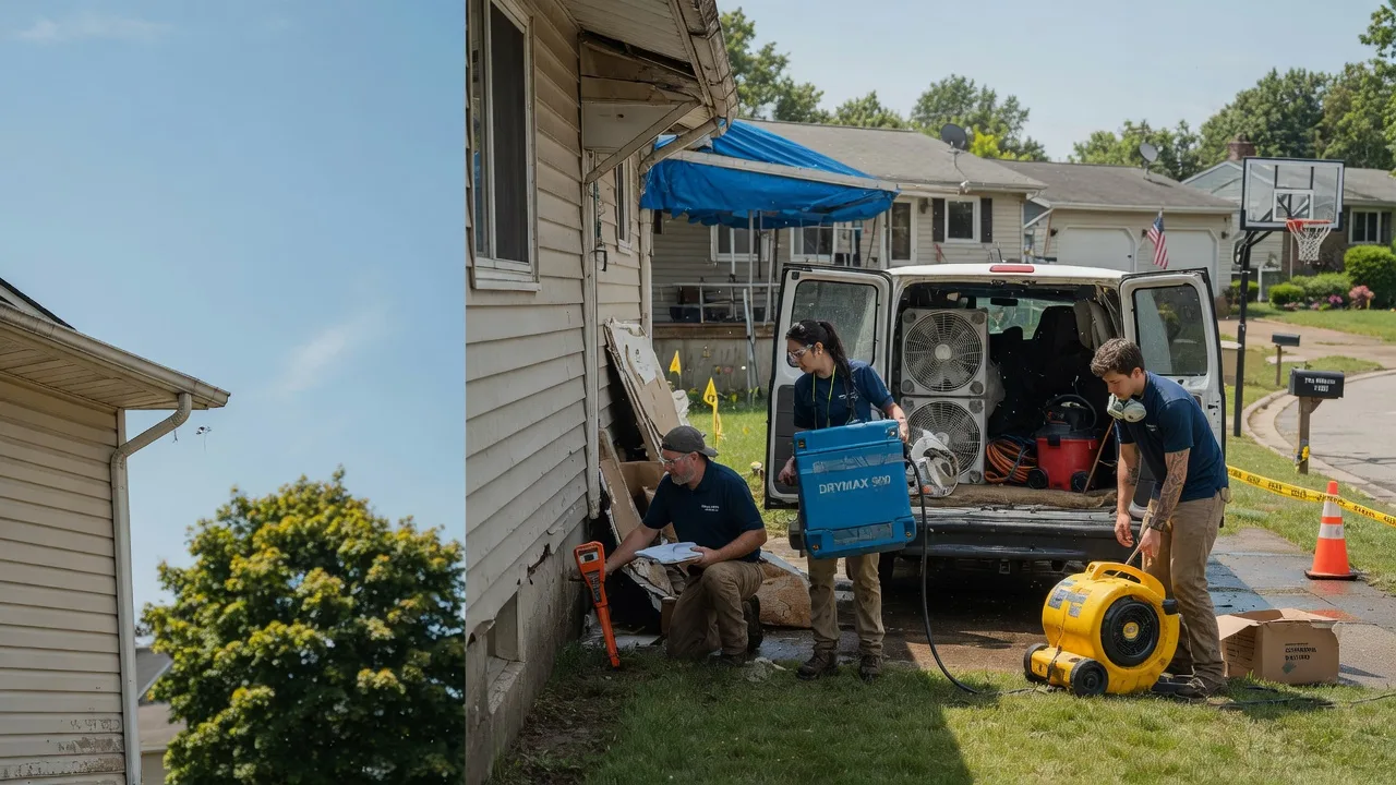 Ceiling Leak Cleanup in Floyds Knobs, IN near me