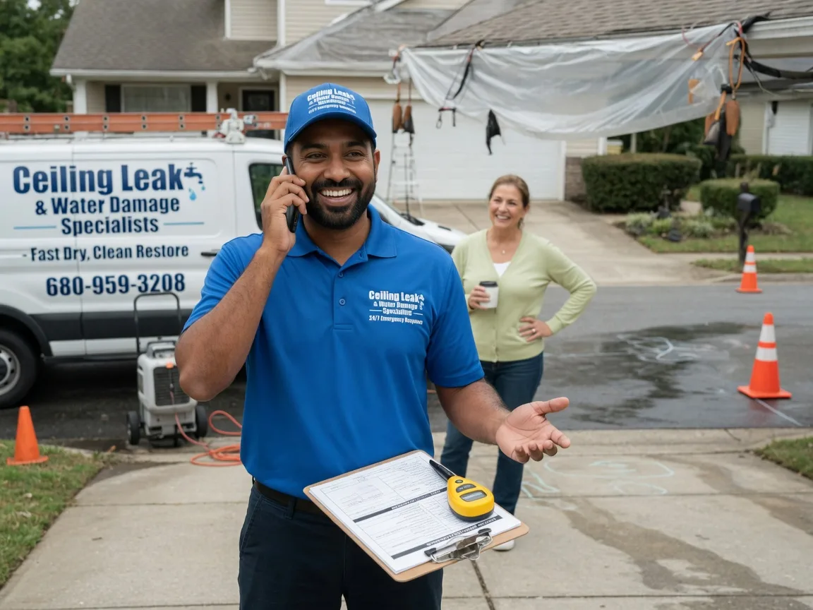 Ceiling Leak Cleanup Floyds Knobs, IN FAQs